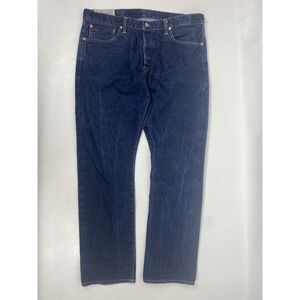 Polo Ralph Lauren Varick Slim Straight Selvedge Denim Dark Wash Jeans 36x32